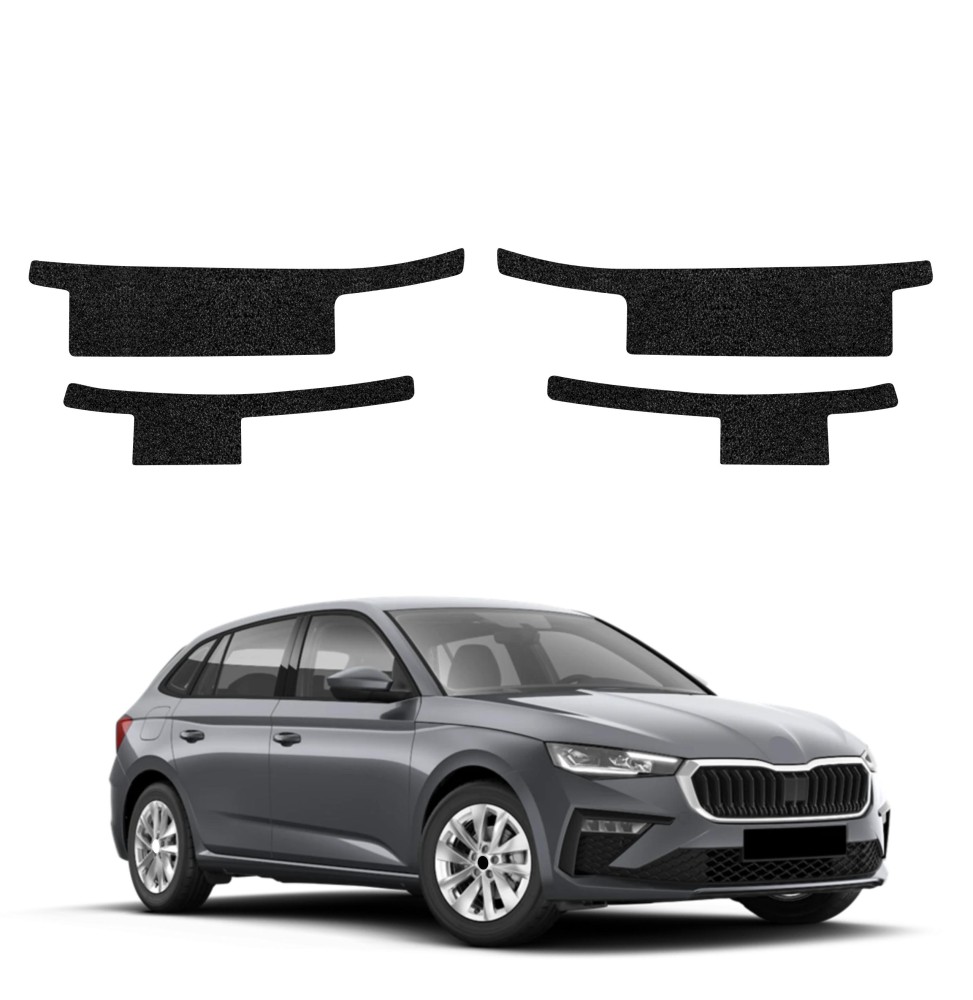 Powłoka techniczna na progi do Skoda Scala (2023-2026) GRIZZ 4w1 HeavyDuty Czarna