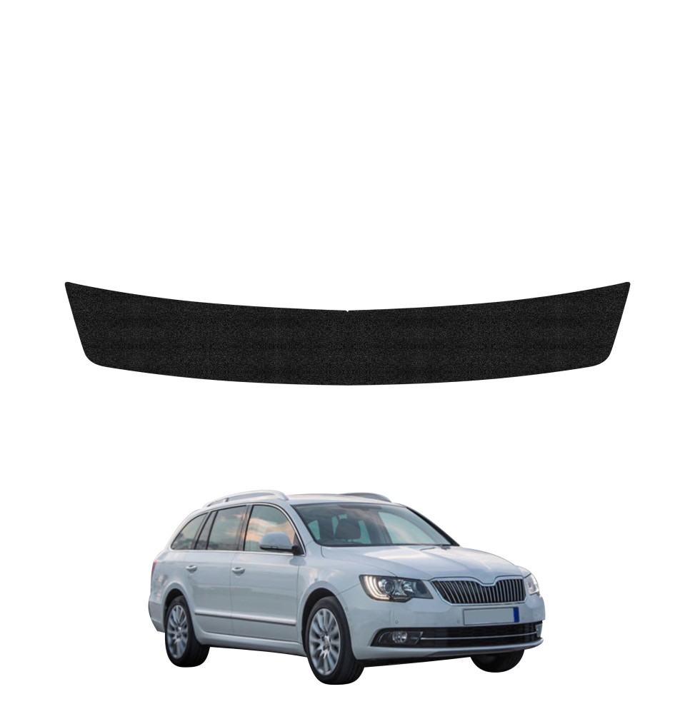 Powłoka techniczna na próg bagażnika do Skoda Superb 2 Kombi Facelifting (2013-2015) GRIZZ HeavyDuty Czarna