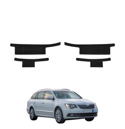 Powłoka techniczna na progi do Skoda Superb 2 Kombi Facelifting (2013-2015) GRIZZ 4w1 HeavyDuty Czarna