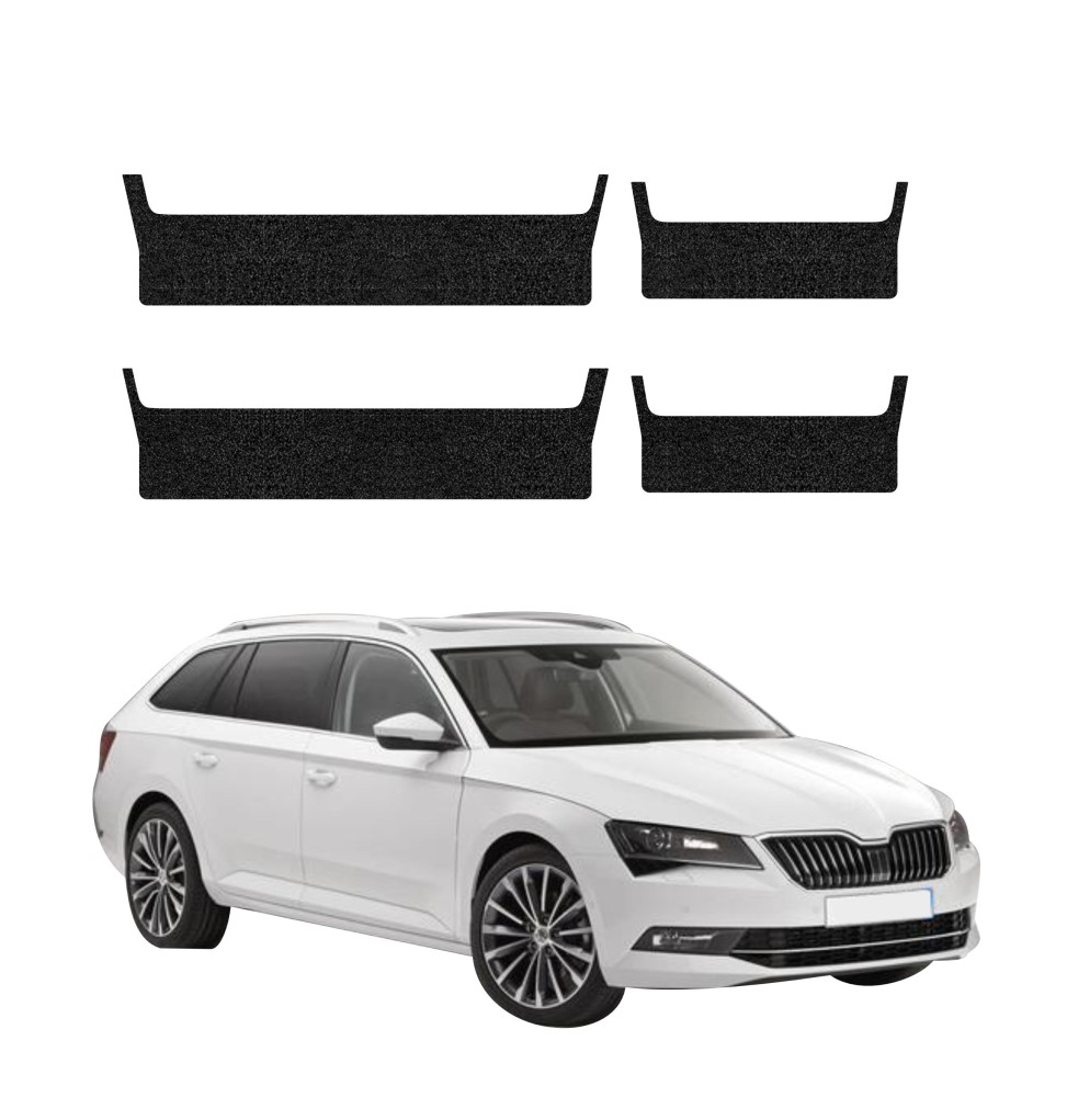 Powłoka techniczna na progi do Skoda Superb 3 Combi (2015-2019) GRIZZ 4w1 HeavyDuty Czarna