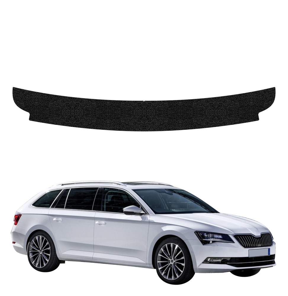 Powłoka techniczna na próg bagażnika do Skoda Superb 3 Combi (2016-2019) GRIZZ HeavyDuty Czarna