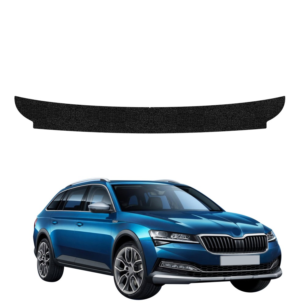 Powłoka techniczna na próg bagażnika do Skoda Superb 3 Combi (2019-2023) GRIZZ HeavyDuty Czarna