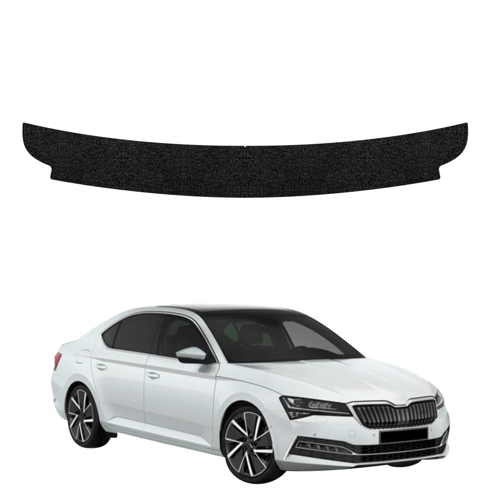 Powłoka techniczna na próg bagażnika do Skoda Superb 3 Liftback (2019-2023) GRIZZ HeavyDuty Czarna