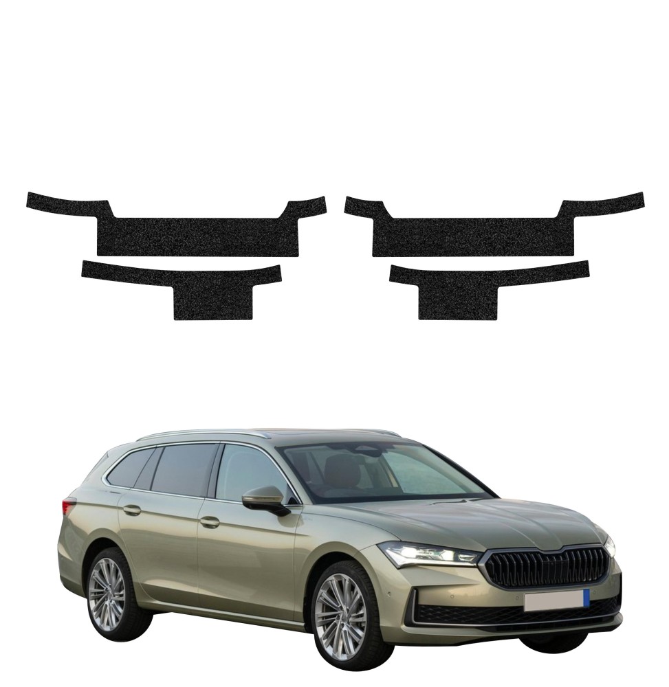 Powłoka techniczna na progi do Skoda Superb 4 Combi (2024-2026) GRIZZ 4w1 HeavyDuty Czarna