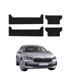 Powłoka techniczna na progi do Skoda Superb 4 Liftback (2024-2026) GRIZZ 4w1 HeavyDuty Czarna