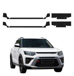 Powłoka techniczna na progi do SsangYong Tivoli (2023-2026) GRIZZ 4w1 HeavyDuty Czarna