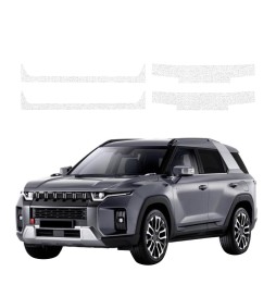 Powłoka techniczna na progi do SsangYong Torres (2024-2026) GRIZZ 4w1 HeavyDuty Czarna