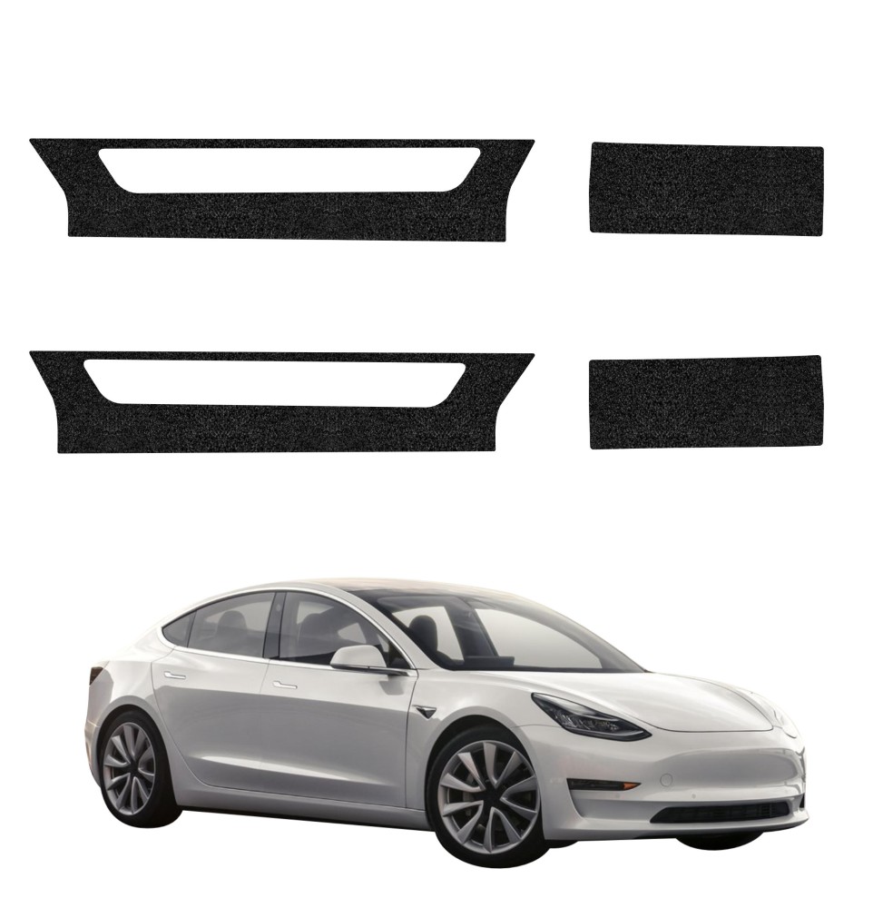 Powłoka techniczna na progi do Tesla Model 3 (2017-2020) GRIZZ 4w1 HeavyDuty Czarna