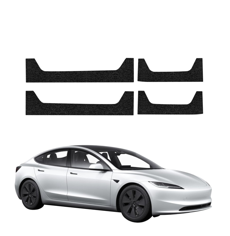 Powłoka techniczna na progi do Tesla Model 3 (2021-2025) GRIZZ 4w1 HeavyDuty Czarna
