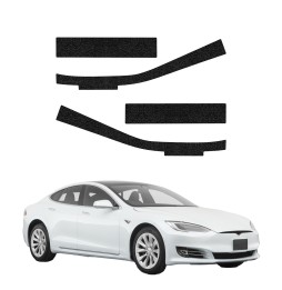 Powłoka techniczna na progi do Tesla Model S (2023-2026) GRIZZ 4w1 HeavyDuty Czarna
