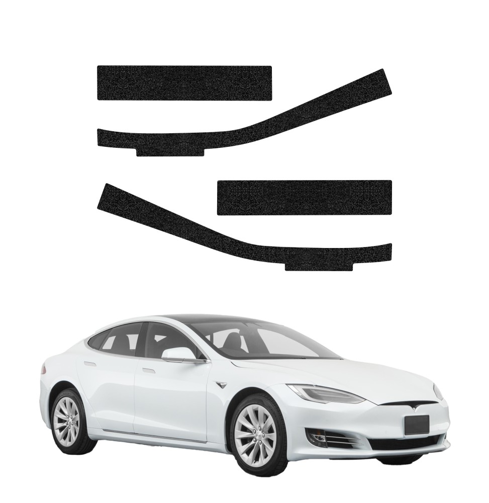 Powłoka techniczna na progi do Tesla Model S (2023-2026) GRIZZ 4w1 HeavyDuty Czarna