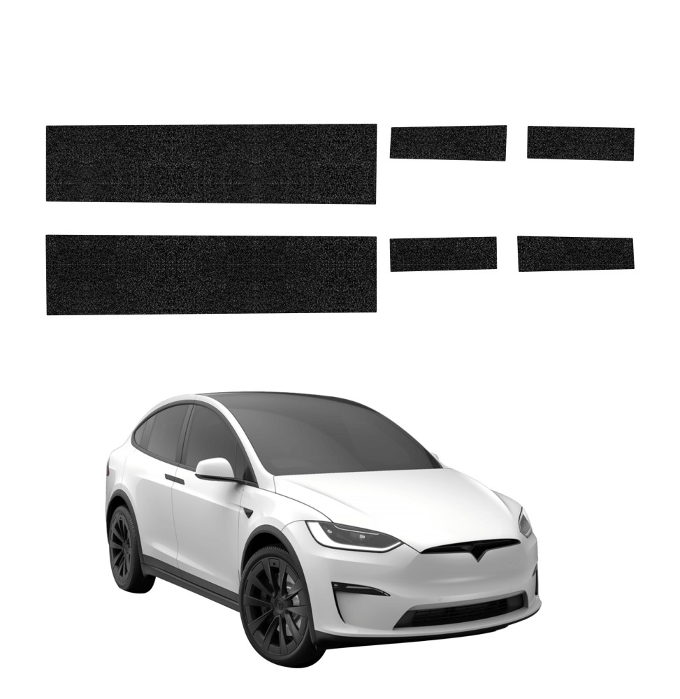 Powłoka techniczna na progi do Tesla Model X (2021-2026) GRIZZ 6w1 HeavyDuty Czarna