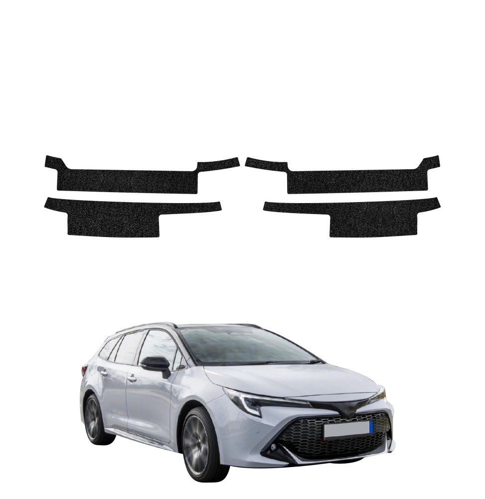 Powłoka techniczna na progi do Toyota Corolla Kombi (2019-2022) GRIZZ 4w1 HeavyDuty Czarna