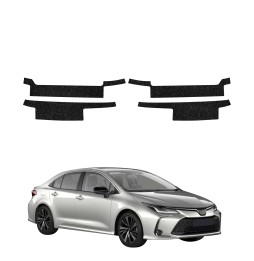 Powłoka techniczna na progi do Toyota Corolla Sedan (2022-2026) GRIZZ 4w1 HeavyDuty Czarna
