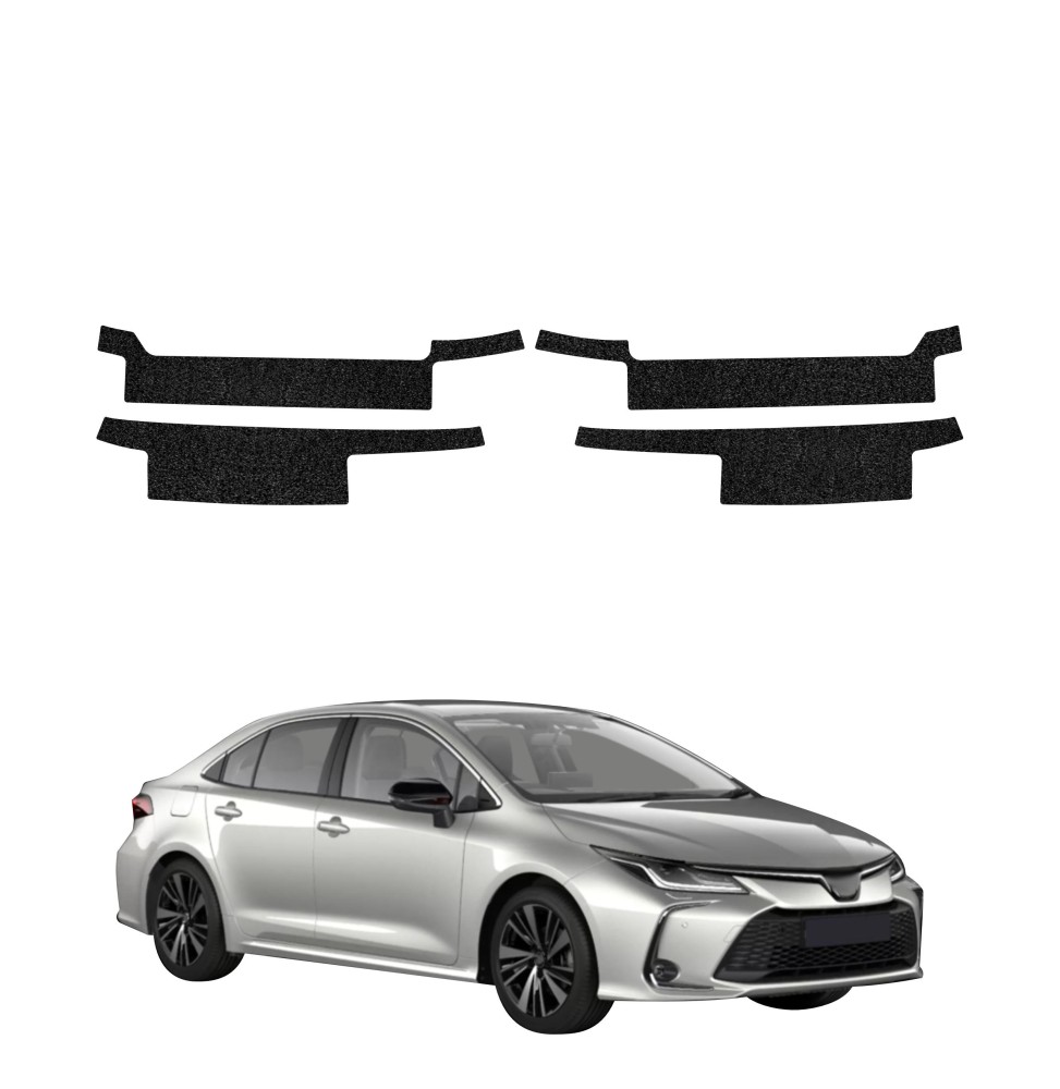Powłoka techniczna na progi do Toyota Corolla Sedan (2022-2026) GRIZZ 4w1 HeavyDuty Czarna