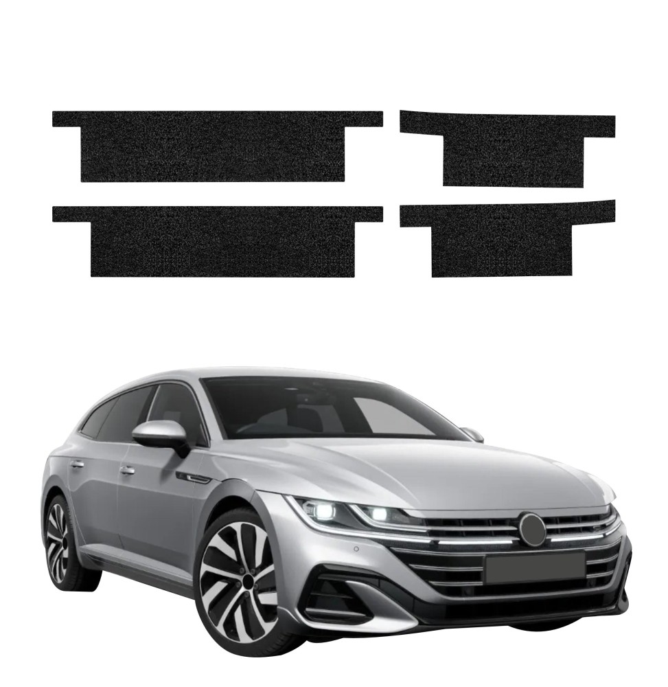Powłoka techniczna na progi do Volkswagen Arteon (2024-2025) GRIZZ 4w1 HeavyDuty Czarna
