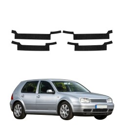 Powłoka techniczna na progi do Volkswagen Golf 4 Hatchback 5D (1997-2003) GRIZZ 4w1 HeavyDuty Czarna