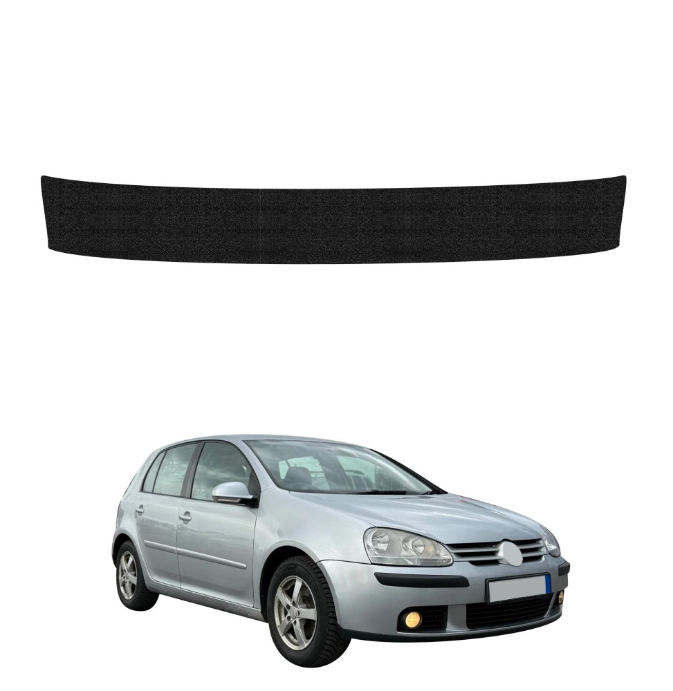 Powłoka techniczna na próg bagażnika do Volkswagen Golf 5 Hatchback 5D (2003-2009) GRIZZ HeavyDuty Czarna