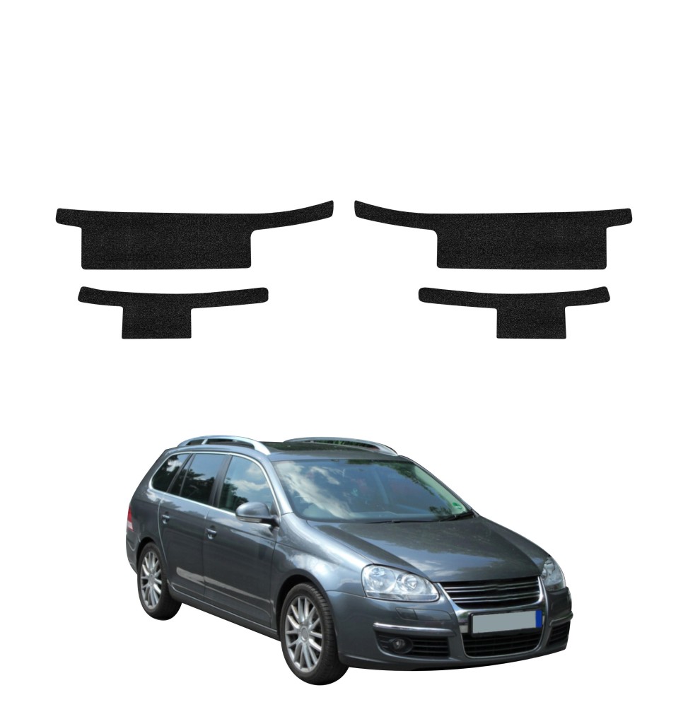 Powłoka techniczna na progi do Volkswagen Golf 5 Variant (2003-2009) GRIZZ 4w1 HeavyDuty Czarna
