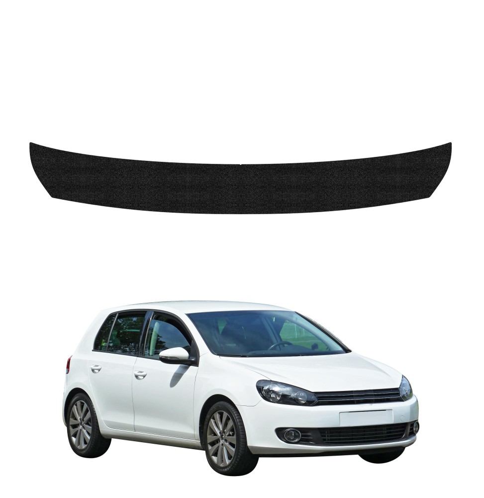 Powłoka techniczna na próg bagażnika do Volkswagen Golf 6 Hatchback 5D (2008-2013) GRIZZ HeavyDuty Czarna