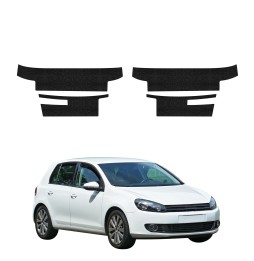 Powłoka techniczna na progi do Volkswagen Golf 6 Hatchback 5D (2008-2013) GRIZZ 4w1 HeavyDuty Czarna