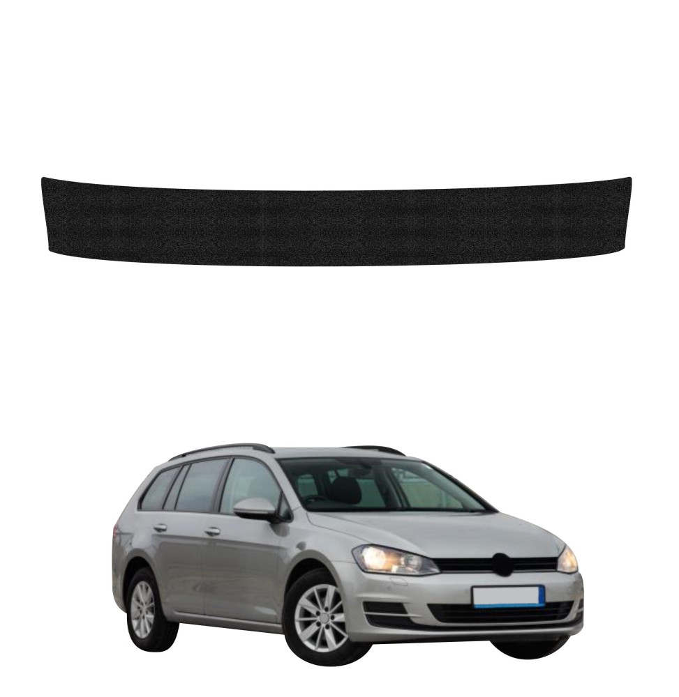 Powłoka techniczna na próg bagażnika do Volkswagen Golf 7 Variant (2013-2020) GRIZZ HeavyDuty Czarna