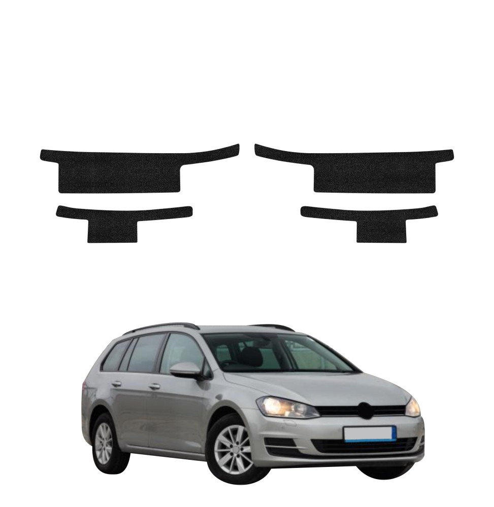 Powłoka techniczna na progi do Volkswagen Golf 7 Variant (2013-2020) GRIZZ 4w1 HeavyDuty Czarna