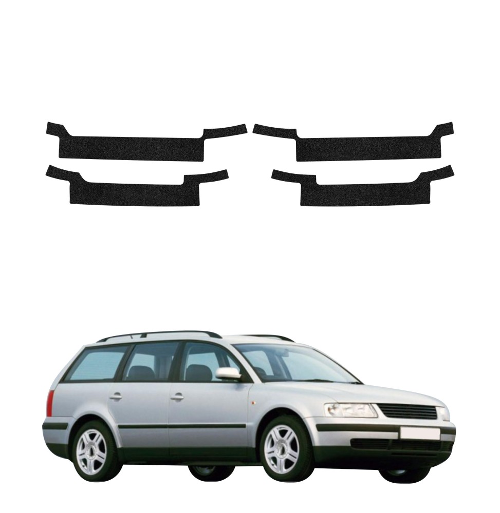 Powłoka techniczna na progi do Volkswagen Passat B5 Variant (1996-2000) GRIZZ 4w1 HeavyDuty Czarna