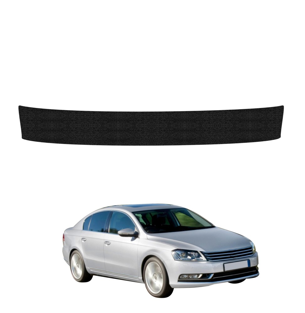 Powłoka techniczna na próg bagażnika do Volkswagen Passat B7 Sedan (2010-2014) GRIZZ HeavyDuty Czarna