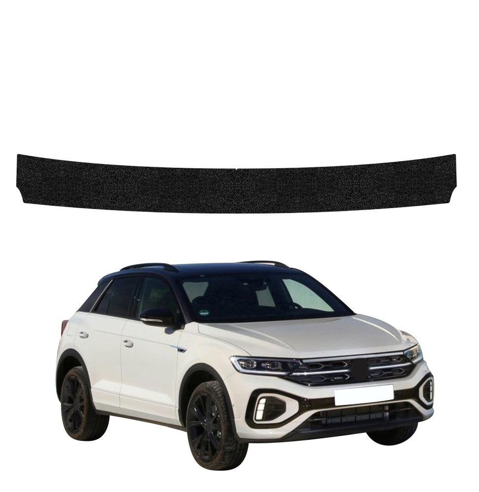 Powłoka techniczna na próg bagażnika do Volkswagen T-Roc (2021-2025) GRIZZ HeavyDuty Czarna