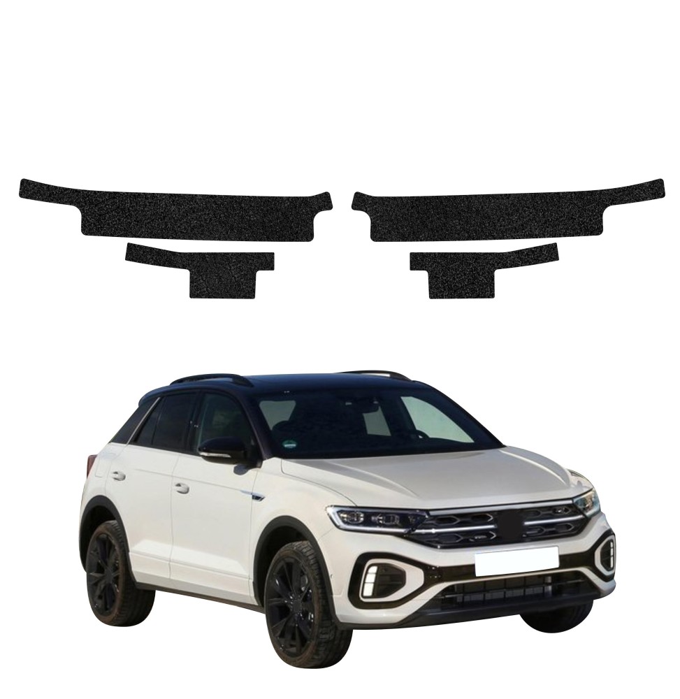 Powłoka techniczna na progi do Volkswagen T-Roc (2021-2025) GRIZZ 4w1 HeavyDuty Czarna