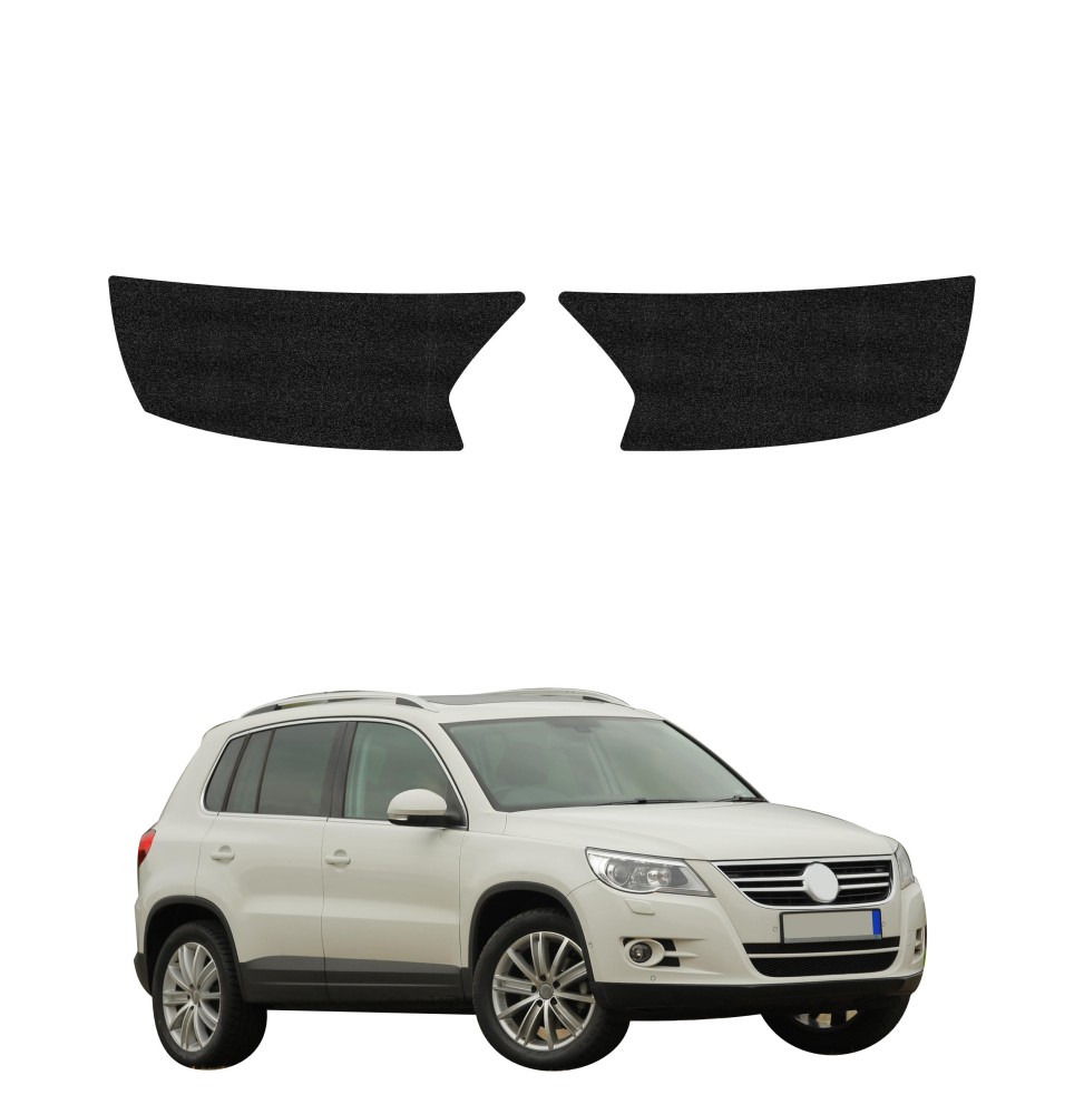 Powłoka techniczna na próg bagażnika do Volkswagen Tiguan 5D (2007-2011) GRIZZ HeavyDuty Czarna