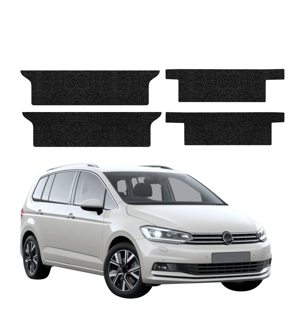 Powłoka techniczna na progi do Volkswagen Touran (2024-2026) GRIZZ 4w1 HeavyDuty Czarna