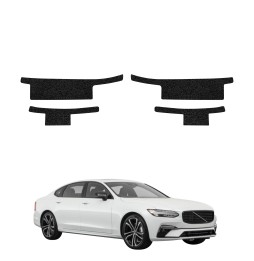Powłoka techniczna na progi do Volvo S90 Sedan 5D (2016-2020) GRIZZ 4w1 HeavyDuty Czarna