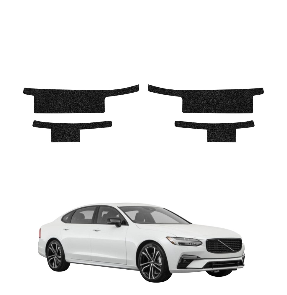 Powłoka techniczna na progi do Volvo S90 Sedan 5D (2016-2020) GRIZZ 4w1 HeavyDuty Czarna