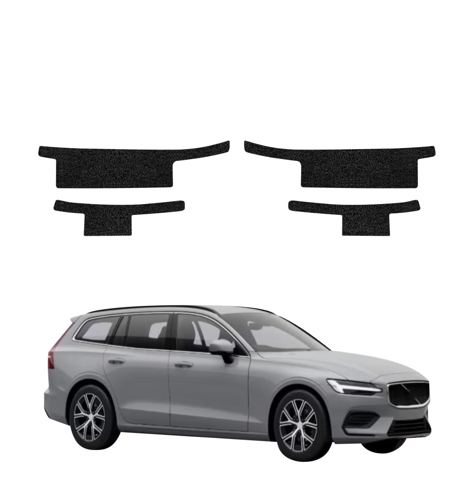 Powłoka techniczna na progi do Volvo V60 (2026) GRIZZ 4w1 HeavyDuty Czarna