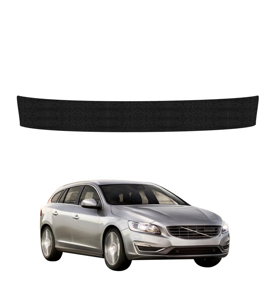 Powłoka techniczna na próg bagażnika do Volvo V60 Kombi (2011-2018) GRIZZ HeavyDuty Czarna