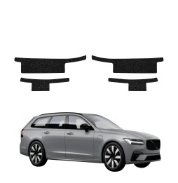 Powłoka techniczna na progi do Volvo V90 (2021-2026) GRIZZ 4w1 HeavyDuty Czarna