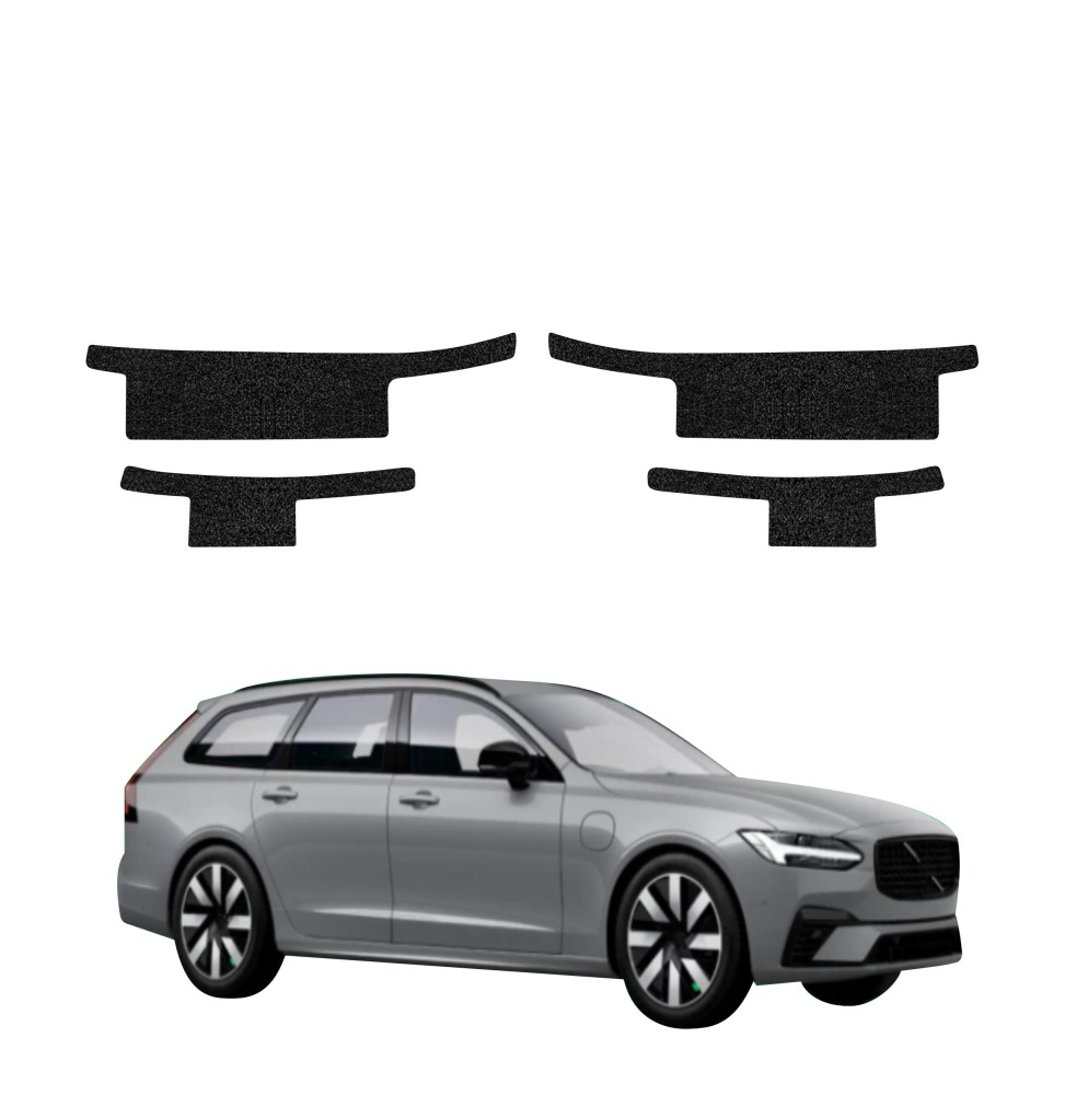 Powłoka techniczna na progi do Volvo V90 (2021-2026) GRIZZ 4w1 HeavyDuty Czarna