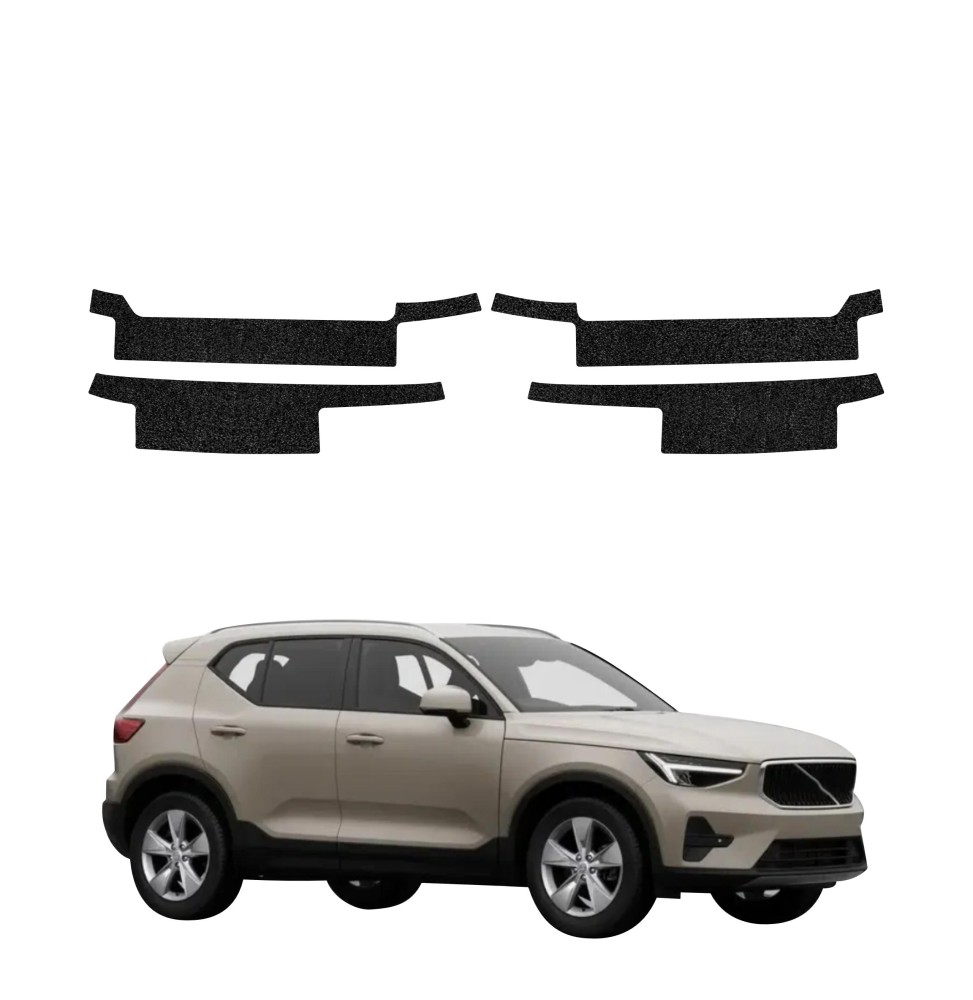 Powłoka techniczna na progi do Volvo XC40 (2022-2026) GRIZZ 4w1 HeavyDuty Czarna
