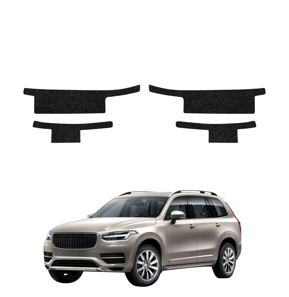 Powłoka techniczna na progi do Volvo XC90 (2015-2020) GRIZZ 4w1 HeavyDuty Czarna