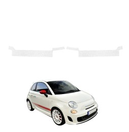 Powłoka techniczna na progi do Abarth 500 (2016-2023) GRIZZ 2w1 HeavyDuty Biała