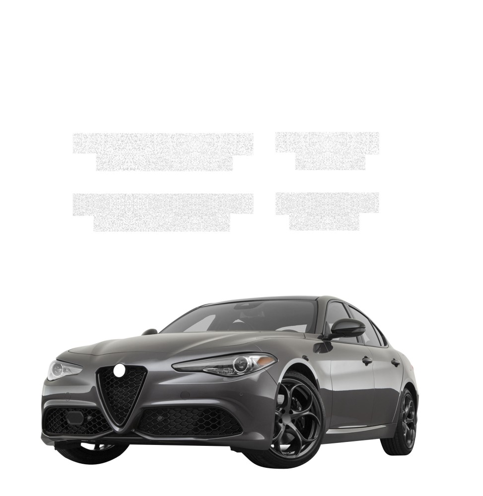 Powłoka techniczna na progi do Alfa Romeo Giulia (2023-2026) GRIZZ 4w1 HeavyDuty Biała