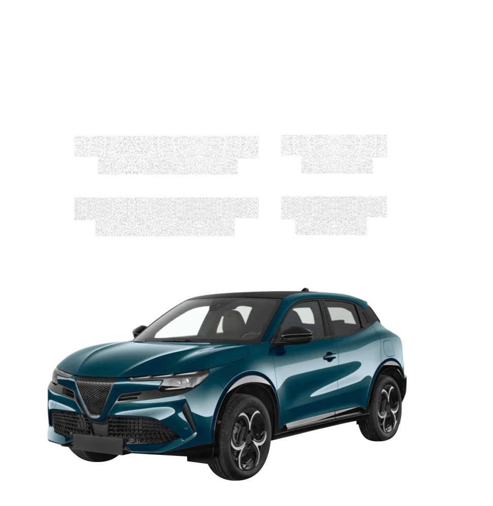Powłoka techniczna na progi do Alfa Romeo Junior (2024-2026) GRIZZ 4w1 HeavyDuty Biała
