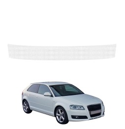 Powłoka techniczna na próg bagażnika do Audi A3 8P Hatchback 3D (2003-2008) GRIZZ HeavyDuty Biała