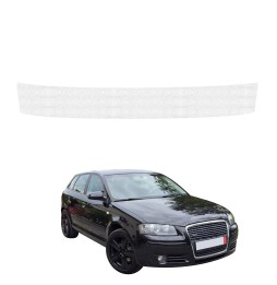 Powłoka techniczna na próg bagażnika do Audi A3 8P Hatchback 5D (2003-2008) GRIZZ HeavyDuty Biała