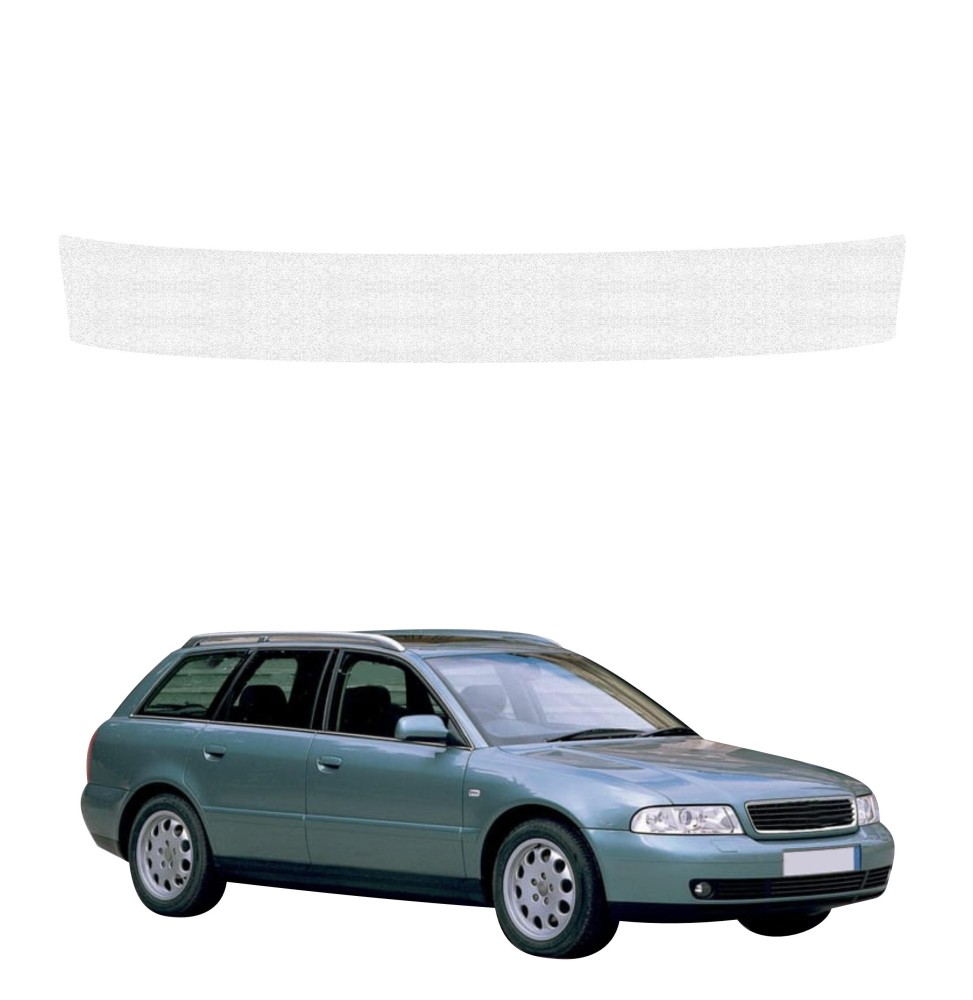 Powłoka techniczna na próg bagażnika do Audi A4 B5 Avant (1994-2001) GRIZZ HeavyDuty Biała