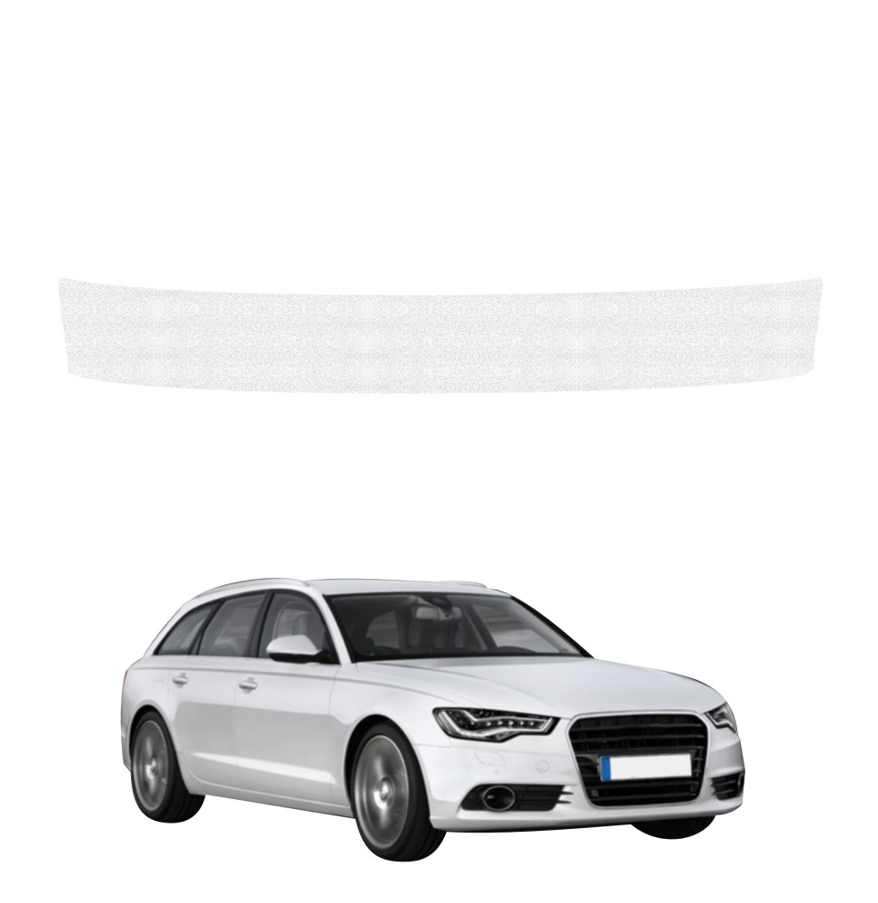 Powłoka techniczna na próg bagażnika do Audi A6 C7 Avant (2011-2014) GRIZZ HeavyDuty Biała