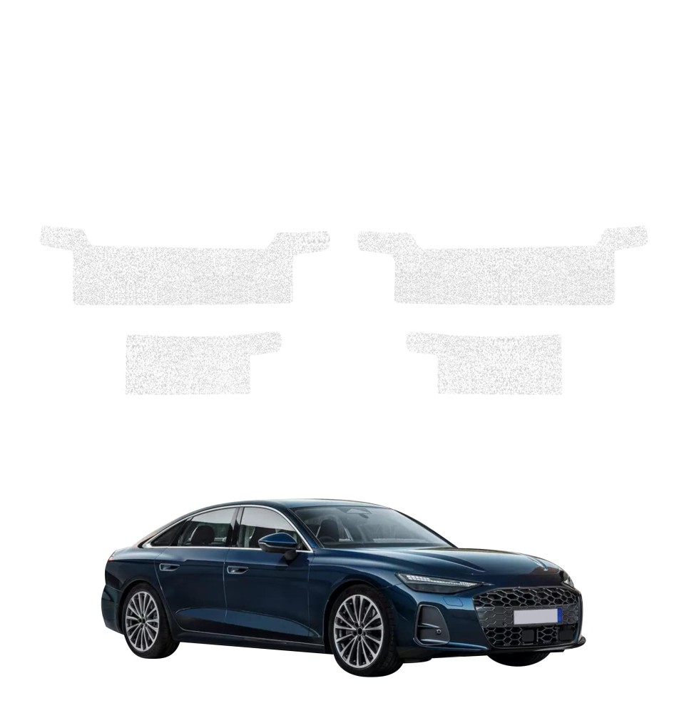 Powłoka techniczna na progi do Audi A6 Limousine (2025-2026) GRIZZ 4w1 HeavyDuty Biała