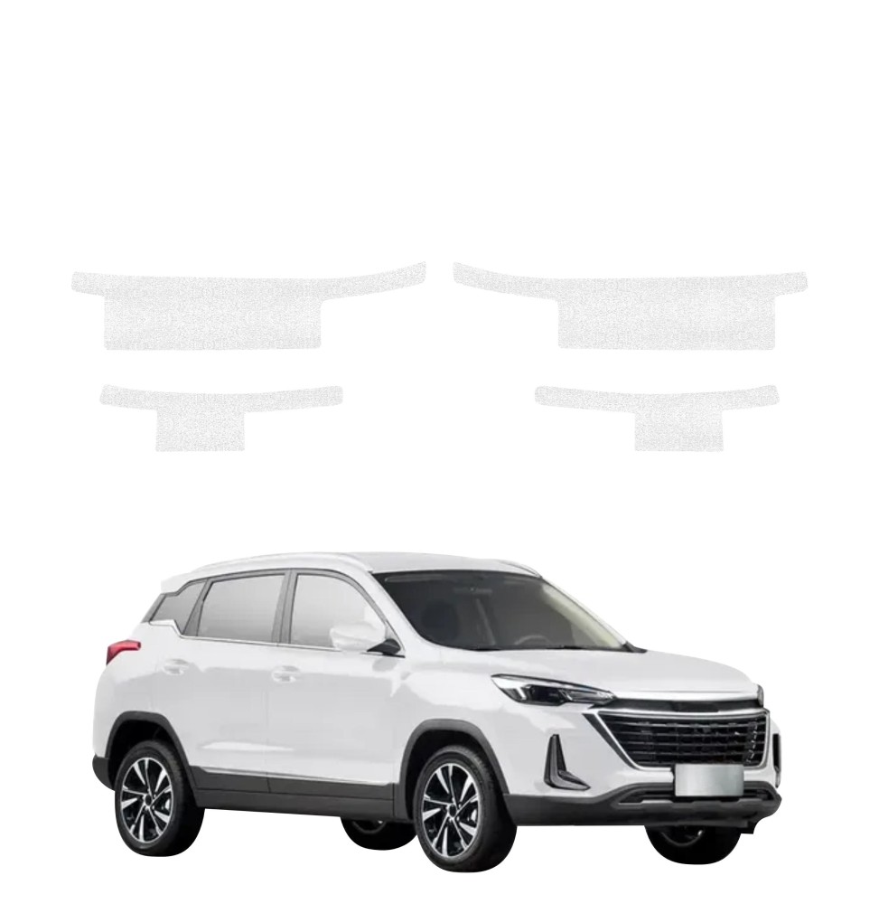 Powłoka techniczna na progi do BAIC BEIJING 3 (2023-2026) GRIZZ 4w1 HeavyDuty Biała